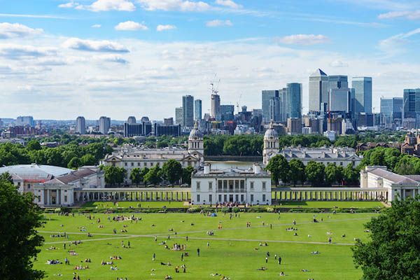 Greenwich park and old naval college