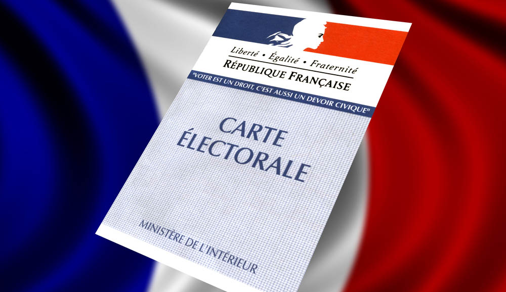 French electoral voter card